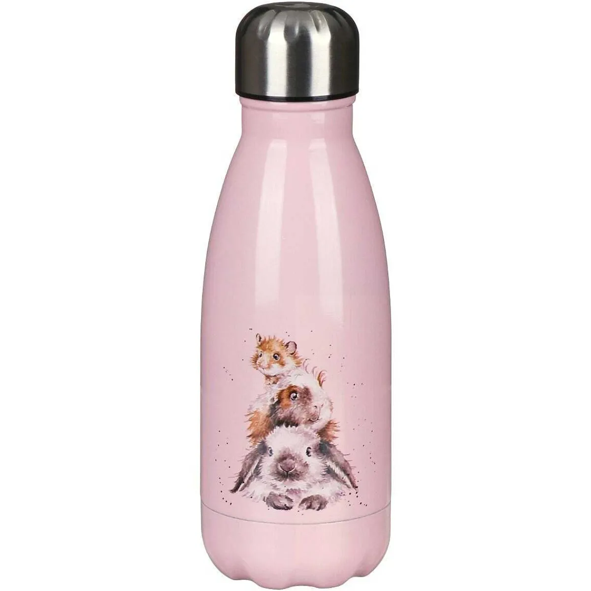 'Piggy In The Middle' Guinea Pig 260Ml Water Bottle>Wrendale Fashion