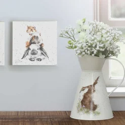 'Piggy In The Middle' Small Canvas>Wrendale Best Sale