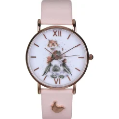 'Piggy In The Middle' Guinea Pig Leather Watch>Wrendale Hot
