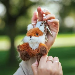 Plush Autumn Fox Character Keyring><noscript><img width=