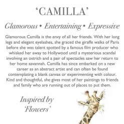 Plush Camilla Giraffe Character Keyring>Wrendale Best