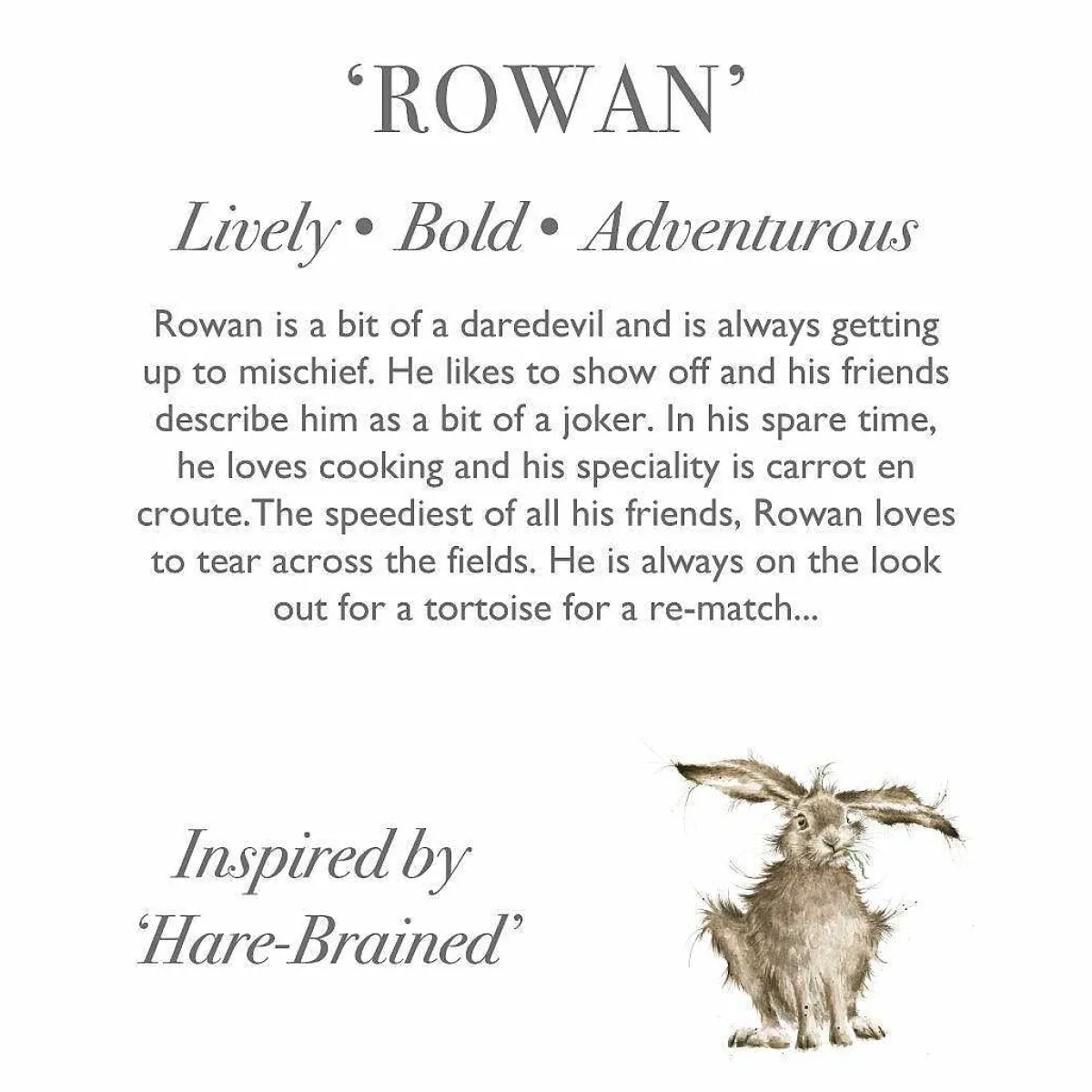 Plush Rowan Hare>Wrendale Cheap