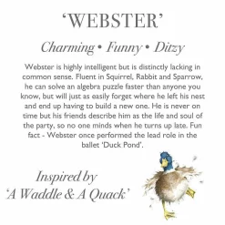 Plush Webster Duck Character Keyring><noscript><img width=