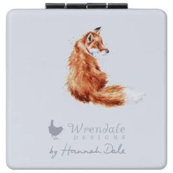 'Poppy Fields' Fox Compact Mirror><noscript><img width=