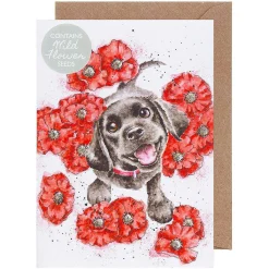 'Poppy Love' Dog Seed Card><noscript><img width=