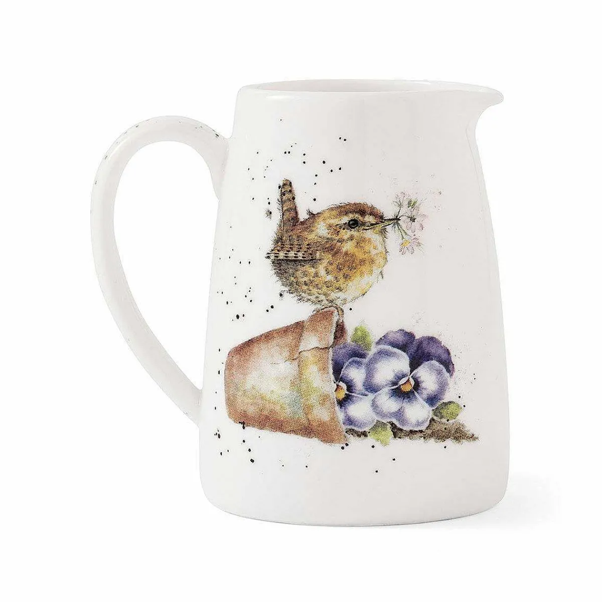 'Pottering About' Wren 8Cm Posy Jug>Wrendale Fashion