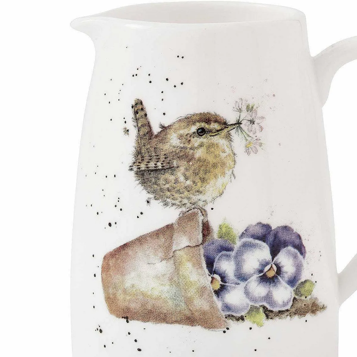 'Pottering About' Wren 8Cm Posy Jug>Wrendale Fashion