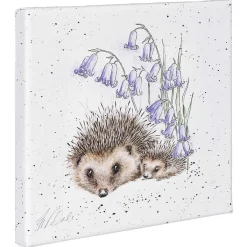'Prickle My Fancy' Hedgehog Small Canvas>Wrendale New