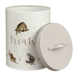 Round Cat Treat Tin><noscript><img width=