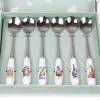 Set Of 6 Animal Tea Spoons>Wrendale New