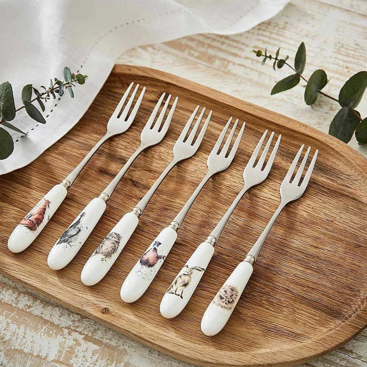 Set Of 6 Pastry Forks>Wrendale Best Sale