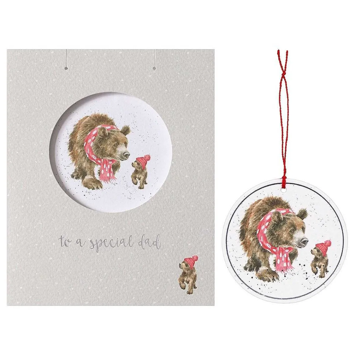 'special Dad' Christmas Card With Tree Decoration>Wrendale Fashion