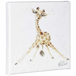 'stand Tall' Giraffe Small Canvas><noscript><img width=