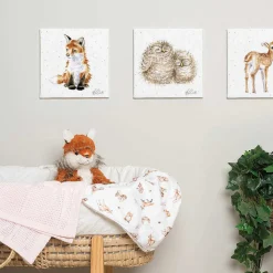 'stay Clever Little Fox' Fox Small Canvas><noscript><img width=