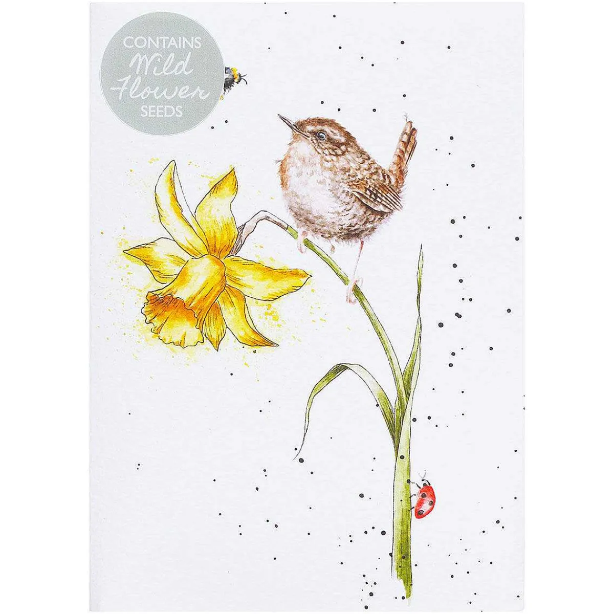 'The Birds And The Bees' Wren Seed Card>Wrendale Discount