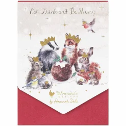 'The Christmas Party' Set Of 8 Christmas Cards>Wrendale Sale