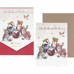 'The Christmas Party' Set Of 8 Christmas Cards><noscript><img width=