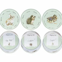 'The Country Set' Green Tea, Coffee & Sugar Canisters Set><noscript><img width=
