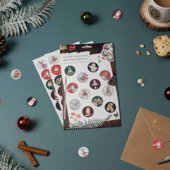 'The Country Set Christmas' Stickers>Wrendale Discount