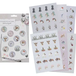 'The Country Set' Stickers>Wrendale Store