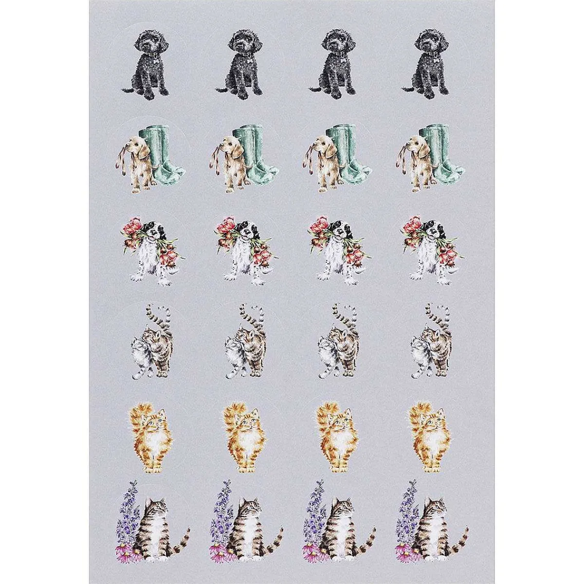 'The Country Set' Stickers>Wrendale Store