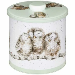 'The Country Set' Green Biscuit Barrel><noscript><img width=