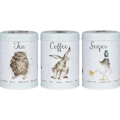 The Country Set Tea, Coffee & Sugar Canisters><noscript><img width=