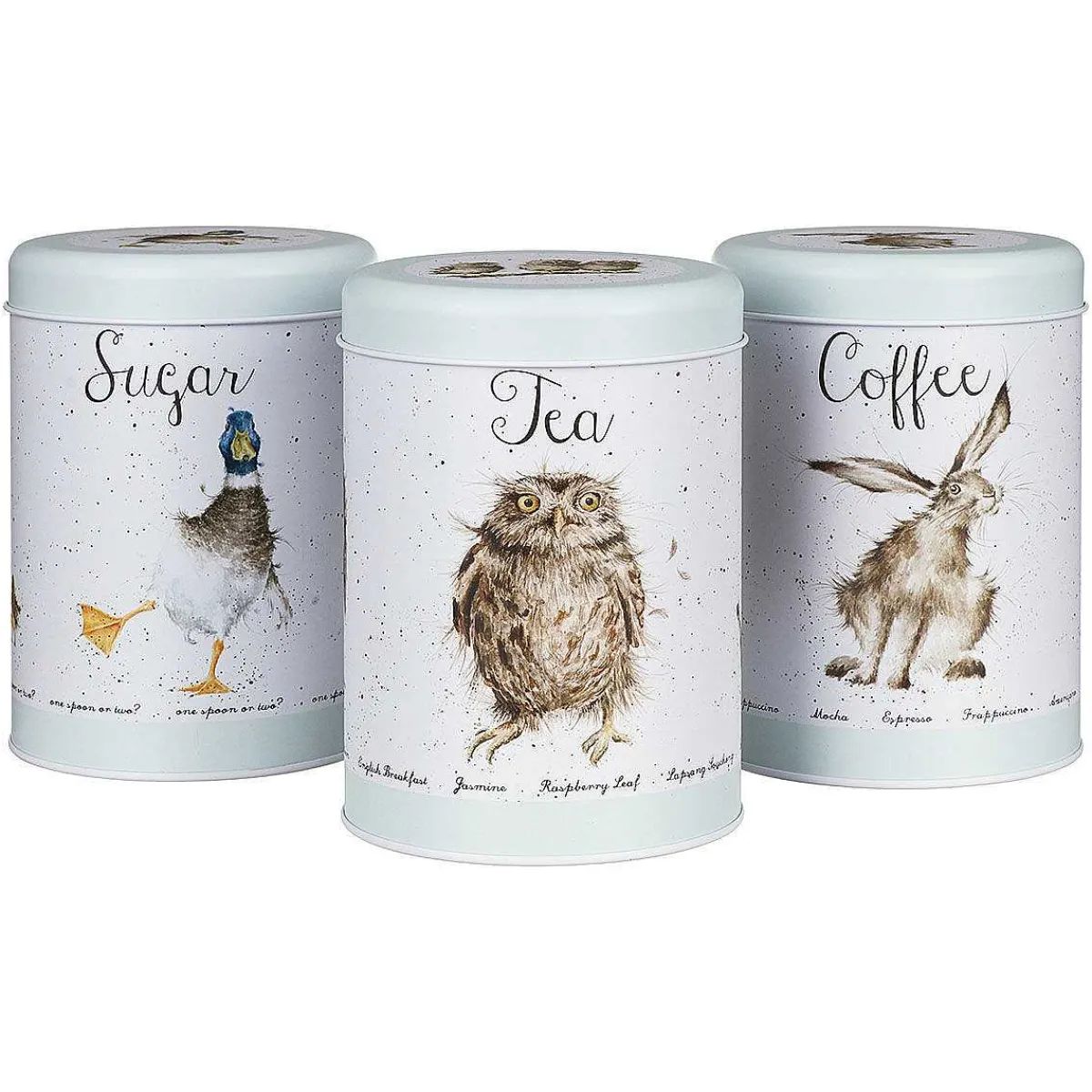 The Country Set Tea, Coffee & Sugar Canisters>Wrendale Clearance