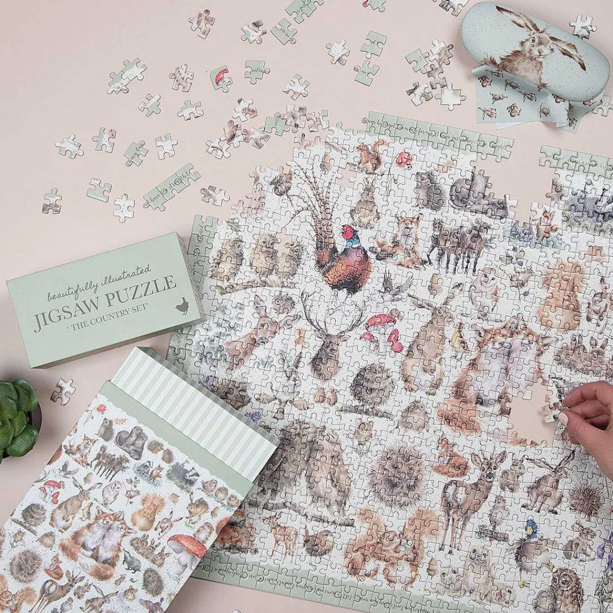 'The Country Set' 1000 Piece Jigsaw Puzzle>Wrendale Fashion