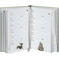 'The Flower Pot' Rabbit Address & Birthday Book>Wrendale Discount