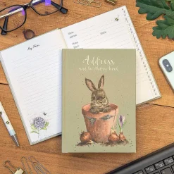 'The Flower Pot' Rabbit Address & Birthday Book><noscript><img width=