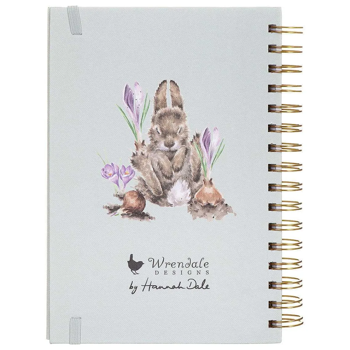 The Flower Pot Rabbit Spiral Bound A5 Notebook>Wrendale Sale