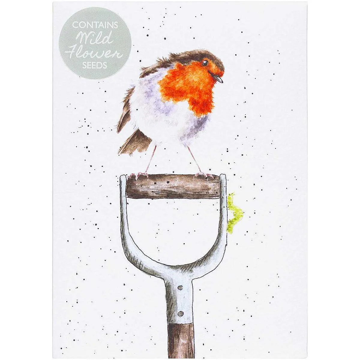 'The Gardener's Friend' Robin Seed Card>Wrendale Best Sale