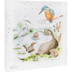 'The Riverbank' Large Canvas>Wrendale Sale