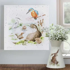 'The Riverbank' Large Canvas>Wrendale Sale