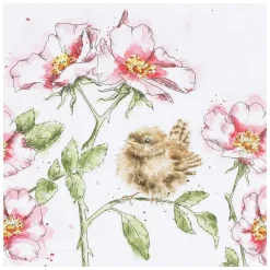 'The Rose Garden' Bird Greetings Card>Wrendale Outlet