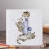 'Three's A Crowd' Cats Greetings Card>Wrendale Outlet