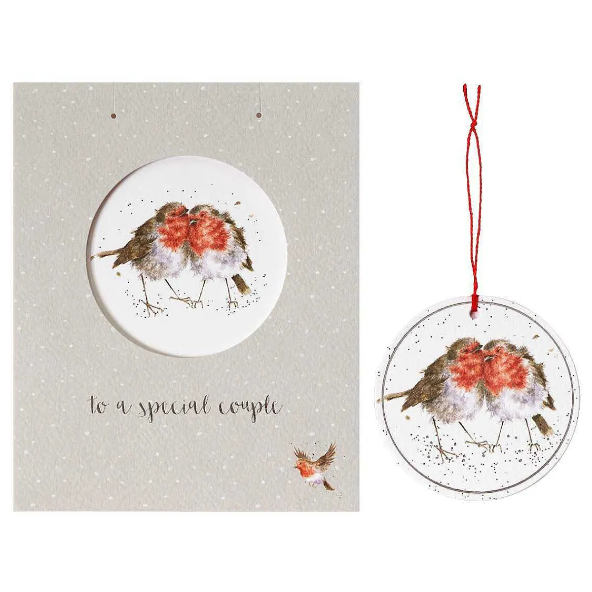'To A Special Couple' Christmas Card With Tree Decoration>Wrendale Cheap
