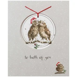 'To Both Of You' Christmas Card With Tree Decoration>Wrendale Best Sale