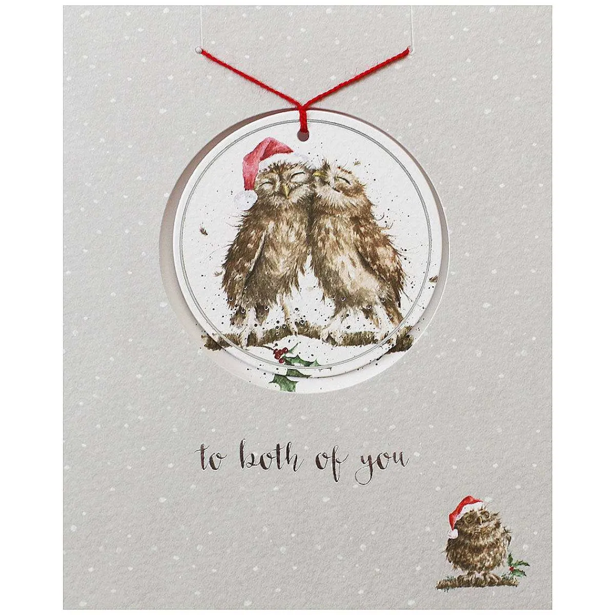 'To Both Of You' Christmas Card With Tree Decoration>Wrendale Best Sale