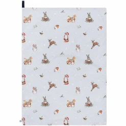 'Winter Woodland' Woodlanders Tea Towel>Wrendale Online