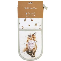 Woodlanders Fox Double Oven Glove>Wrendale Online
