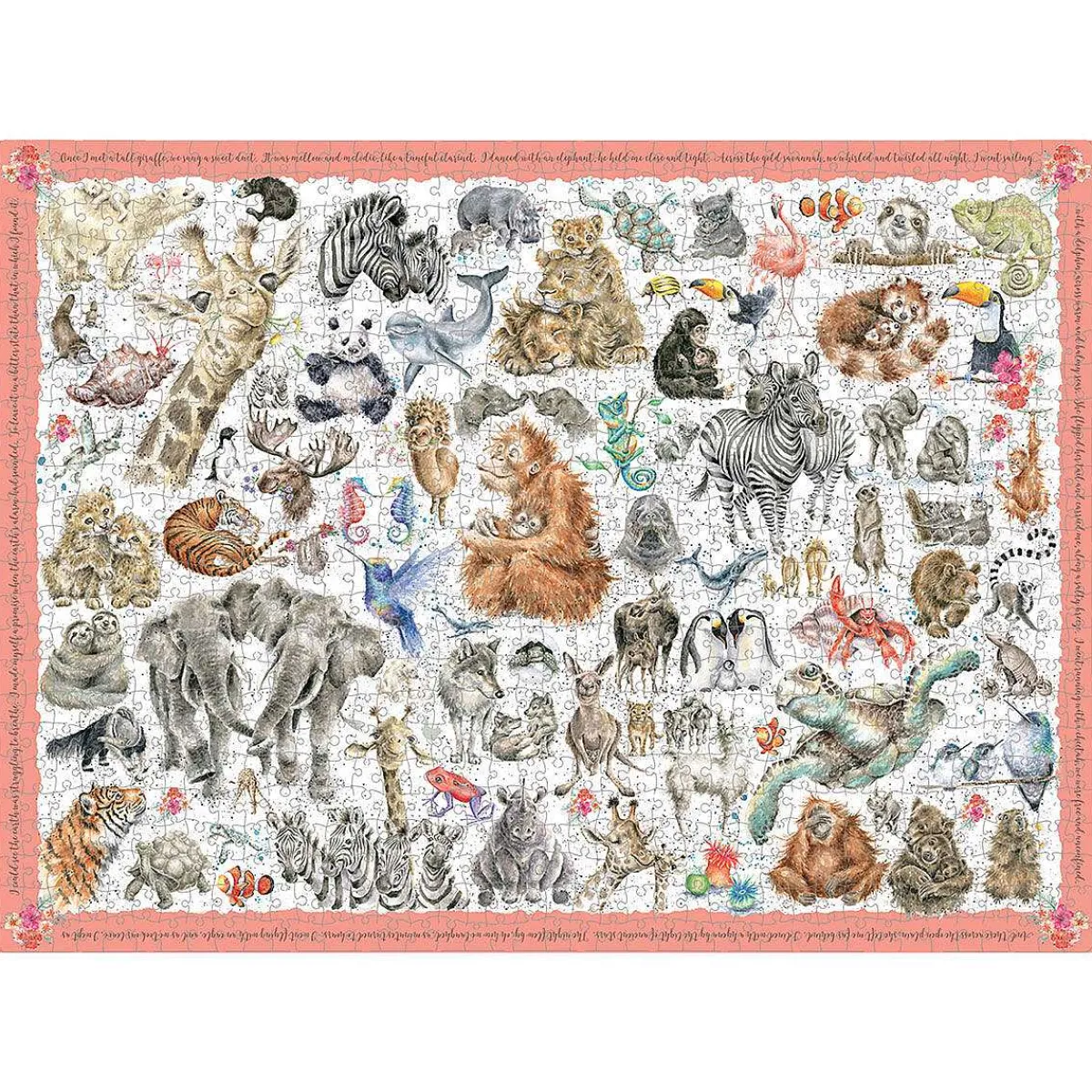 'Zoology' 1000 Piece Jigsaw Puzzle>Wrendale Online