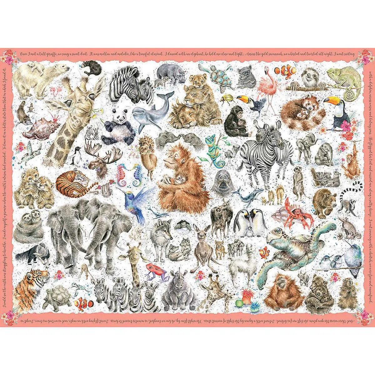 'Zoology' 1000 Piece Jigsaw Puzzle>Wrendale Online