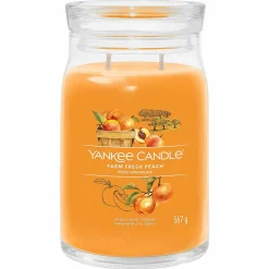 Farm Fresh Peach Signature Large Jar Candle><noscript><img width=