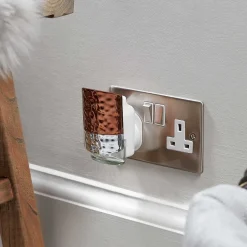 Hammered Copper & Silver Pattern Scent Plug>Yankee Candle Best Sale