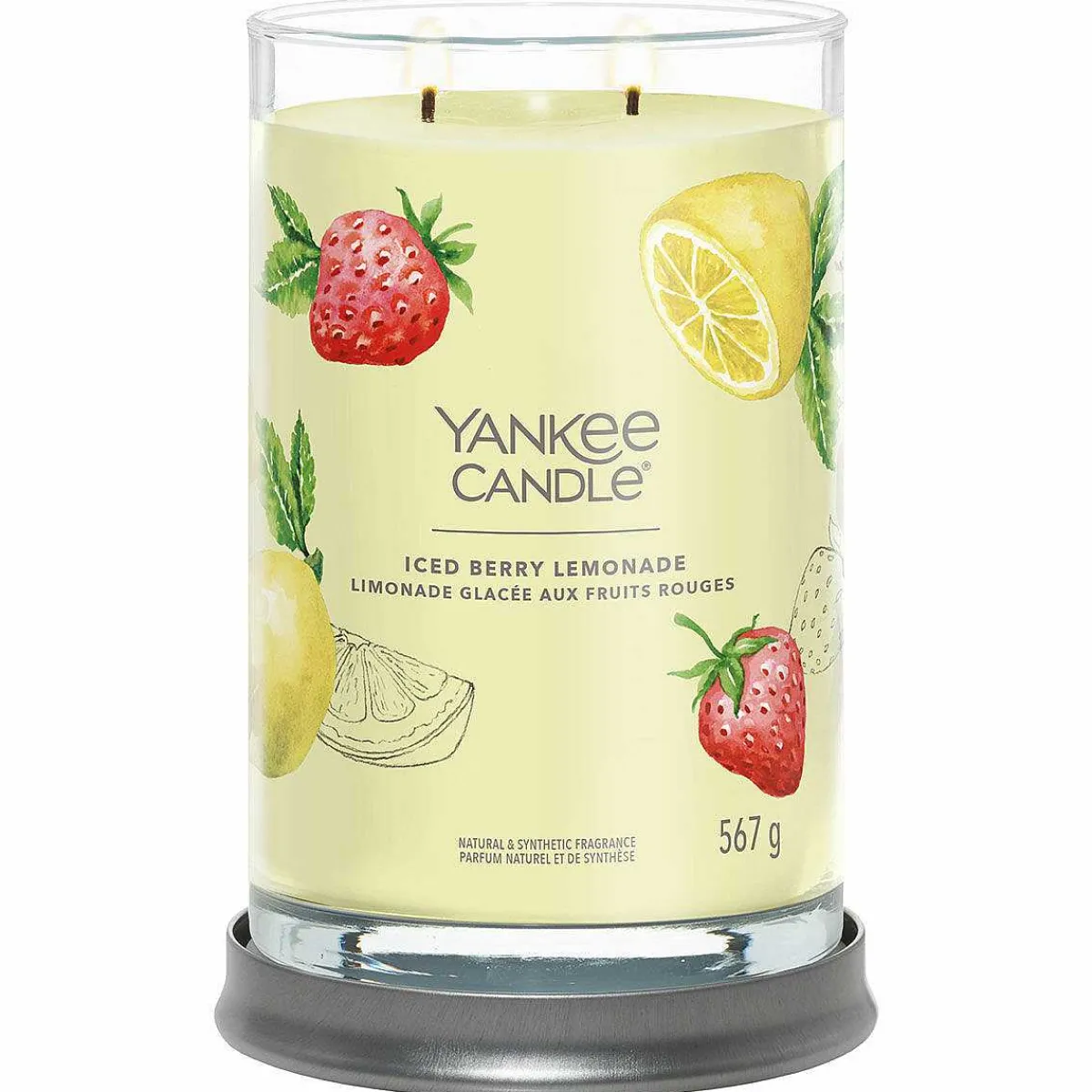 Iced Berry Lemonade Signature Large Tumbler Candle>Yankee Candle Online