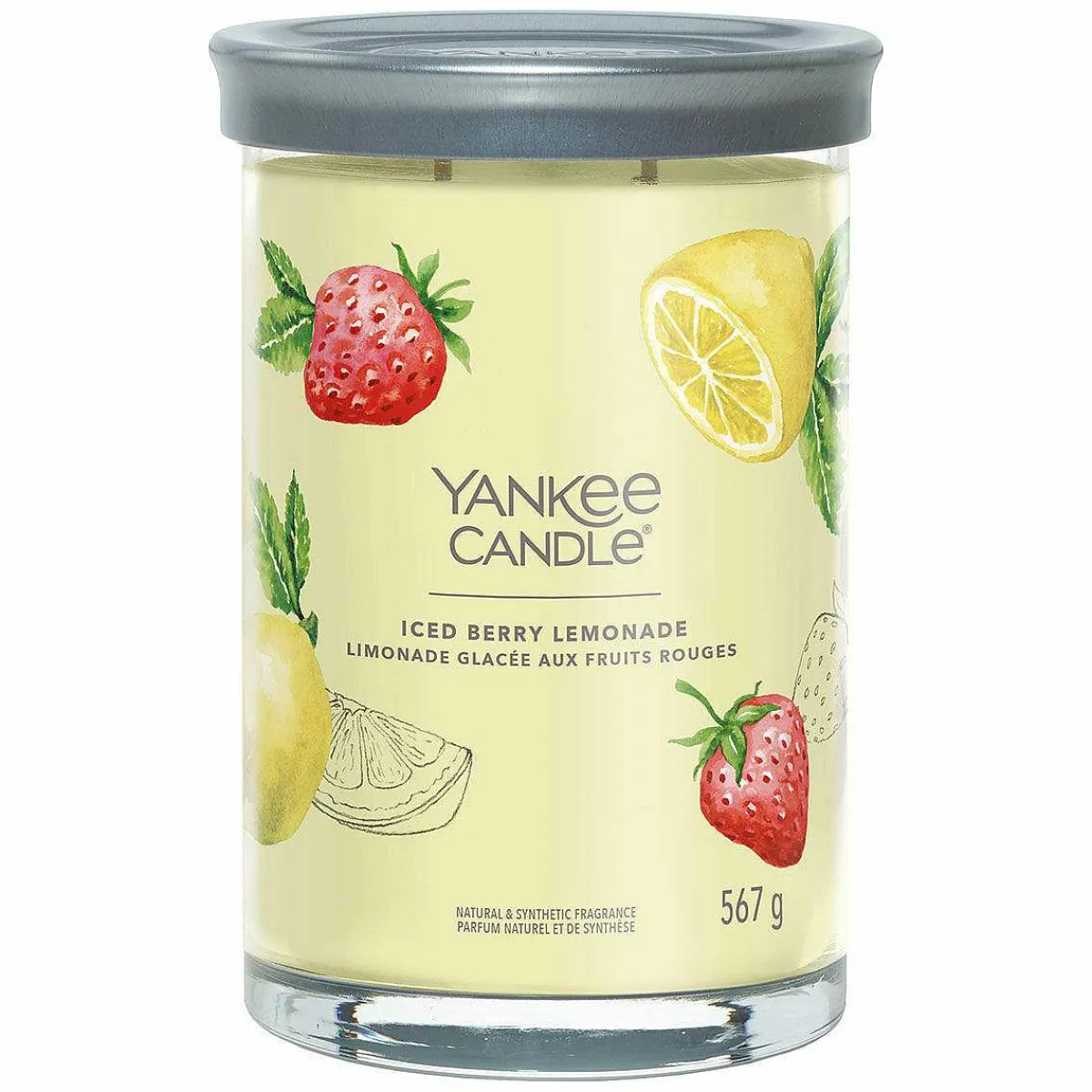 Iced Berry Lemonade Signature Large Tumbler Candle>Yankee Candle Online
