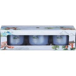 Majestic Mount Fuji Set Of Three Signature Filled Votives><noscript><img width=
