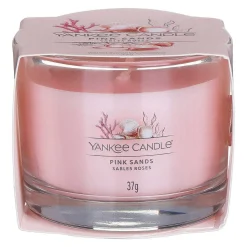 Pink Sands Single Signature Filled Votive>Yankee Candle Hot
